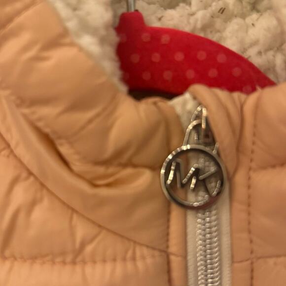 Michael Kors fleece Sherpa lined puffer coats jacket for girls 4T FREE SHIPPING - Picture 4 of 12